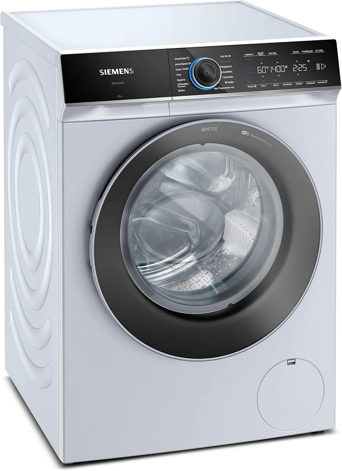 Siemens lave-linge WG44B2A40 iQ700, intelligente 9 kg, 1400 tr/min, Accélérez vos programmes, moteur iQdive, iDos, Dosage intelligent du détergent