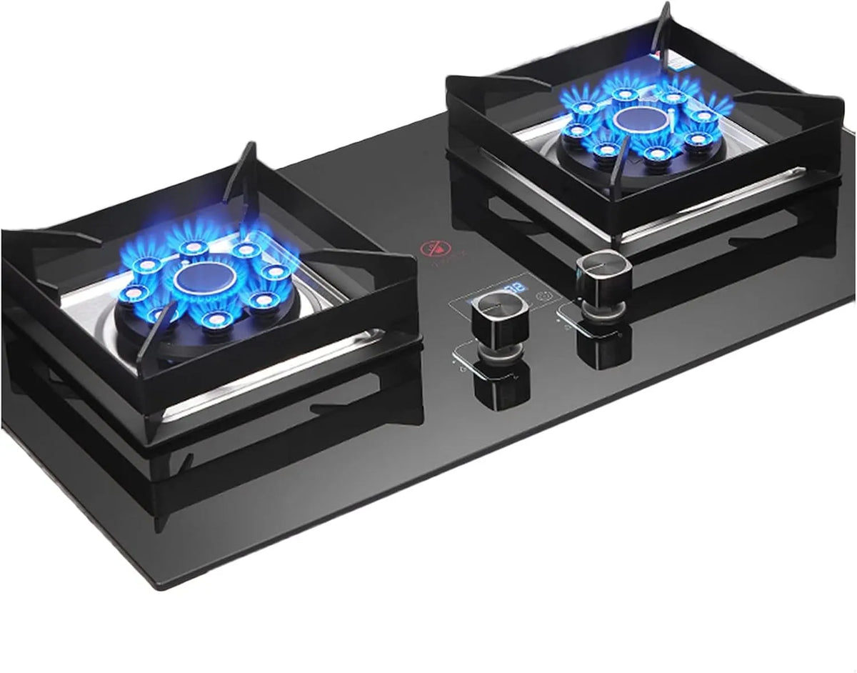 Cuisinière à gaz 75CM2, Brûleurs 17742BTU, 180 Minutes Autour De La Synchronisation Indépendante, NG