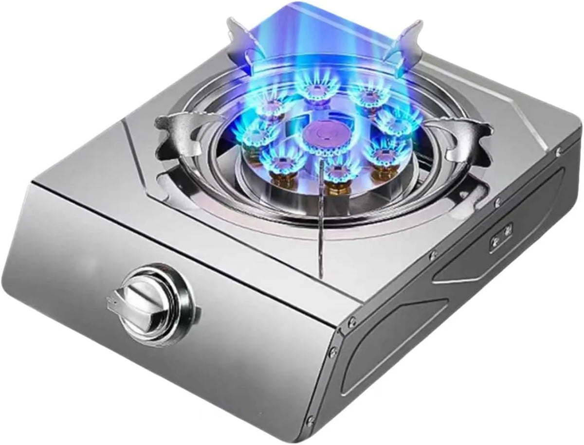 Cuisinière à gaz, Table De Cuisson À Haute Efficacité À 9 Cavités De 4,2 KW, De Table En Acier Inoxydable, À Brûleur, LPG