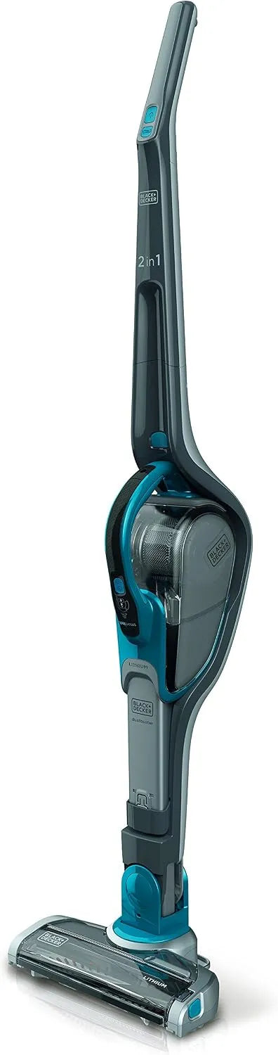Black+Decker aspirateur balai 20min SVJ520BFS-QW, capacité 500 ml, puissance 40W, 2 en 1, Technologie smarttech, tension 18V, sans fil puissant