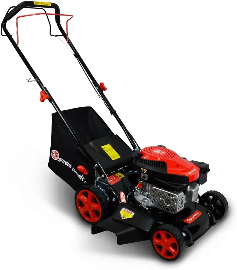 Tondeuse, Thermique tractée 144 CC, largeur 40cm, Mulching et éjection latérale