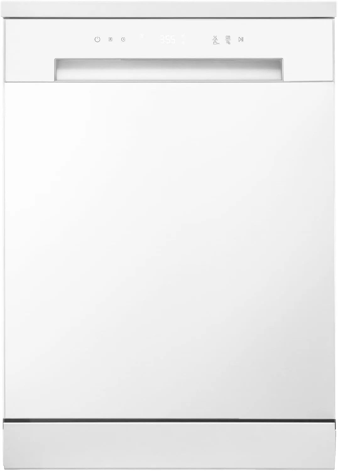 LG lave-vaisselle DF142FW, LED tactile, avec fonction QuadWashTM, système EasyRack, finition blanche, efficacité D