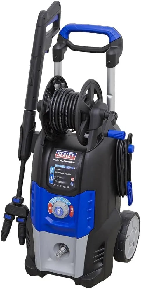 Pompe PWTF2200, Sealey Laveuse Haute Pression 150 Bar Double avec buse TSS & Rotablast