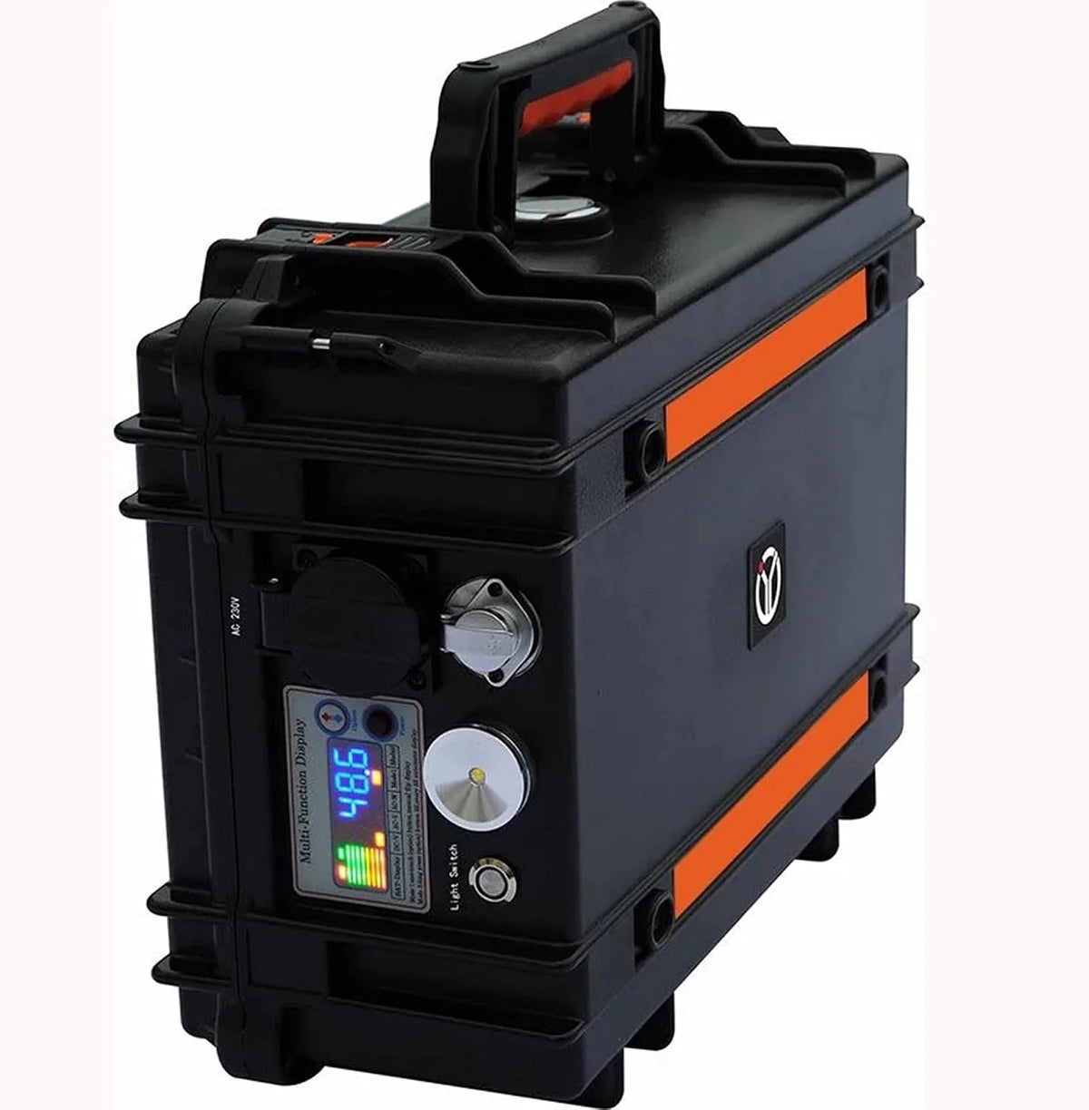 Générateur électrique Centrale éLectrique Portable, Solaire à Courant Alternatif à Charge Rapide D'Urgence De 2 Kwh, Avec Panneaux Solaires Pliables