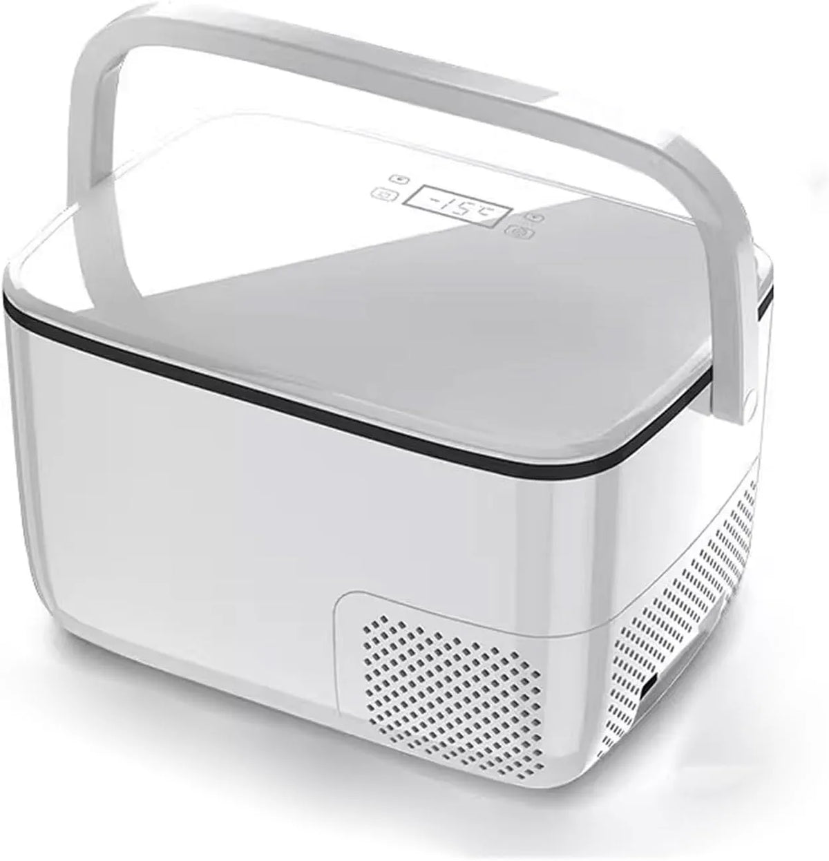 Réfrigérateur, Portable Frigo Petit Glaciere Electrique Double Zone Congélateur Et 18 L Écran Tactile Et Poignée De Transport Pliable -20 ℃ À 10 ℃