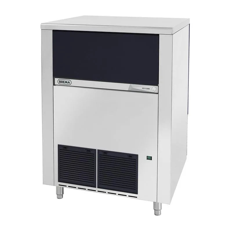 Machine à glaçons kg/24h, Pleins 134 kg, 24h Réserve-Bac 65kg Condenseur Air et Pompe de Vidange, Modèle kg, BREMA