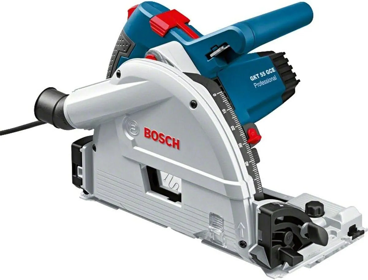 Bosch Professional scie plongeante GKT 55 GCE, puissance 1 400 W, Ø de lame: 165 mm, calage L-BOXX, avec lame de scie circulaire pour bois