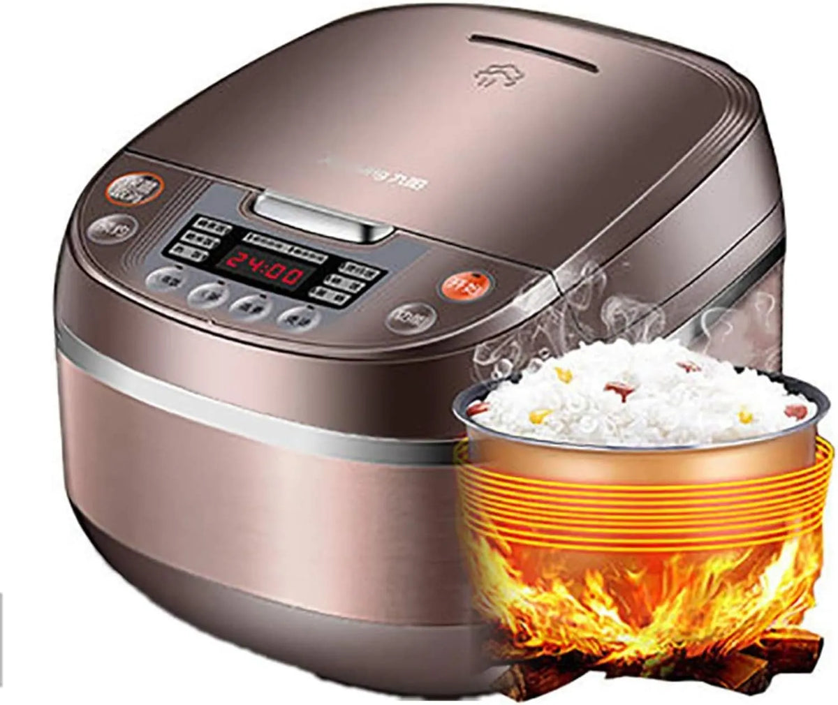 Riz Cuiseur à, Programme de Cuisson en 7 étapes, 10 Fonctions multicuiseur, écran LED