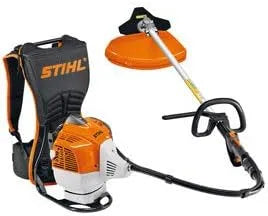 STIHL débroussailleuse 410C-E, FR 41.6CC, puissance 2.0KW, 2.7CV, poids 10.8KG. pour débordement sur sols fragiles et Pratiques.
