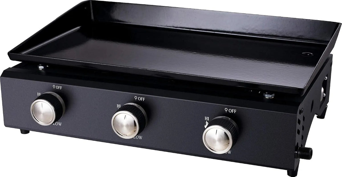 À gaz 3 bruleurs Friodis Plancha, Surface de Cuisson 59,5 x 36,5 cm