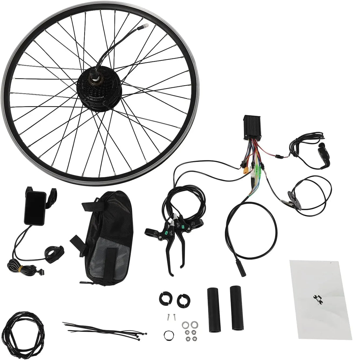 Vélo électrique 700C, Kit de conversion de 28' 29' 250 W 36 V Kit de conversion pour Roue arrière, avec 5 niveaux de vitesse Écran LCD, Moteur