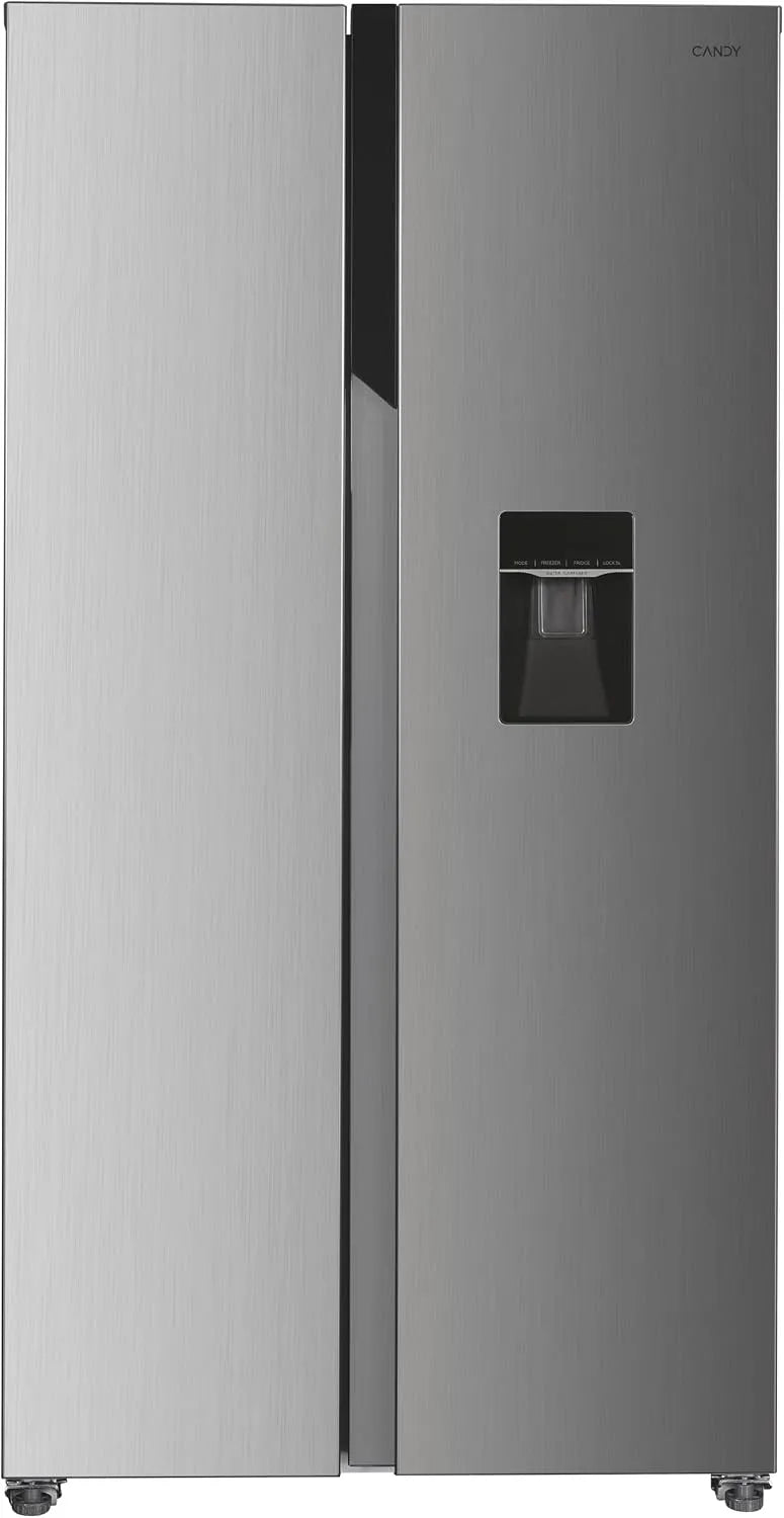 Candy réfrigérateur américain CHSBSO-6174XWD, capacité 529 L, 39 dB, classe énergétique E, Inox
