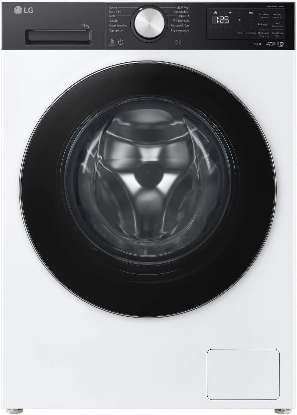 Lave-linge F4NX5009TKC 1400, poids 9 kg tours Charge avant libre installation Wi-Fi Classe énergétique A
