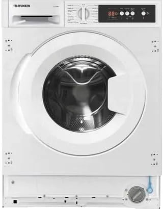 Telefunken modèle TLL148BI 1400, poids 8 kg, 15 programmes, Lave linge encastrable, mn