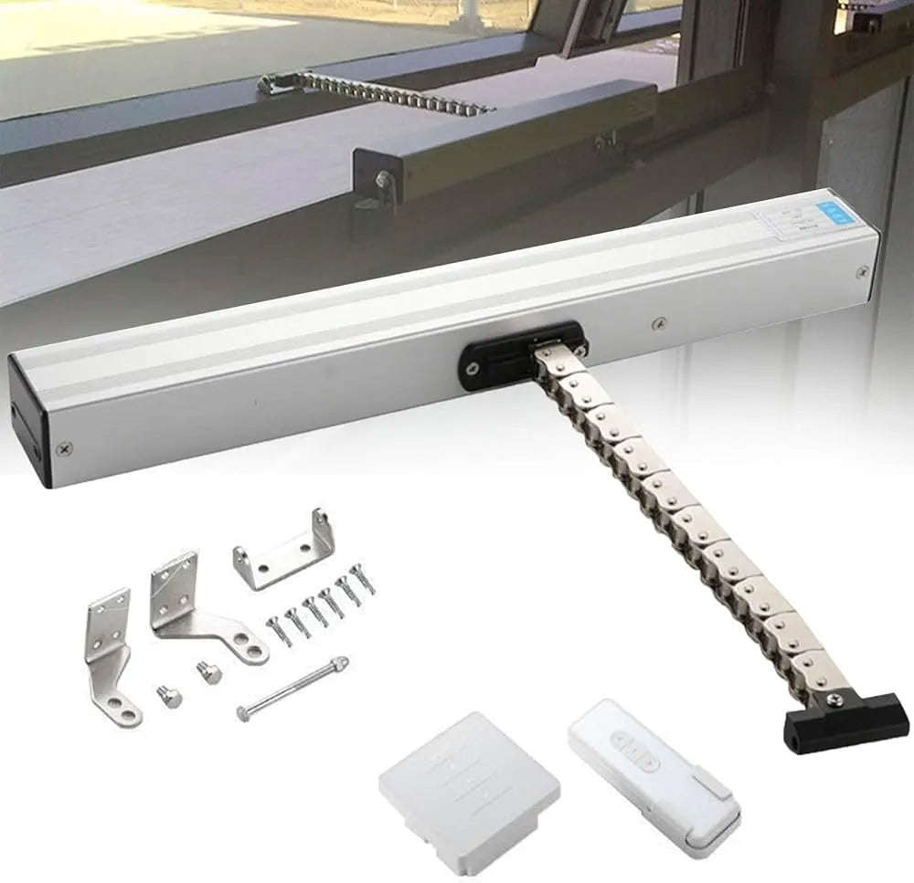 Ventilateur, Ouvre-fenêtre automatique télécommandé pour fenêtres de toit et serres, efficace, Contrôle du flux d'air avec interrupteur mural