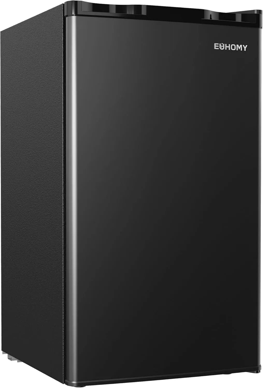 Réfrigérateur EUHOMY Mini, compact à porte simple, mini à économie d'énergie, dortoir, compact de 0,9 m³ avec congélateur, thermostat réglable