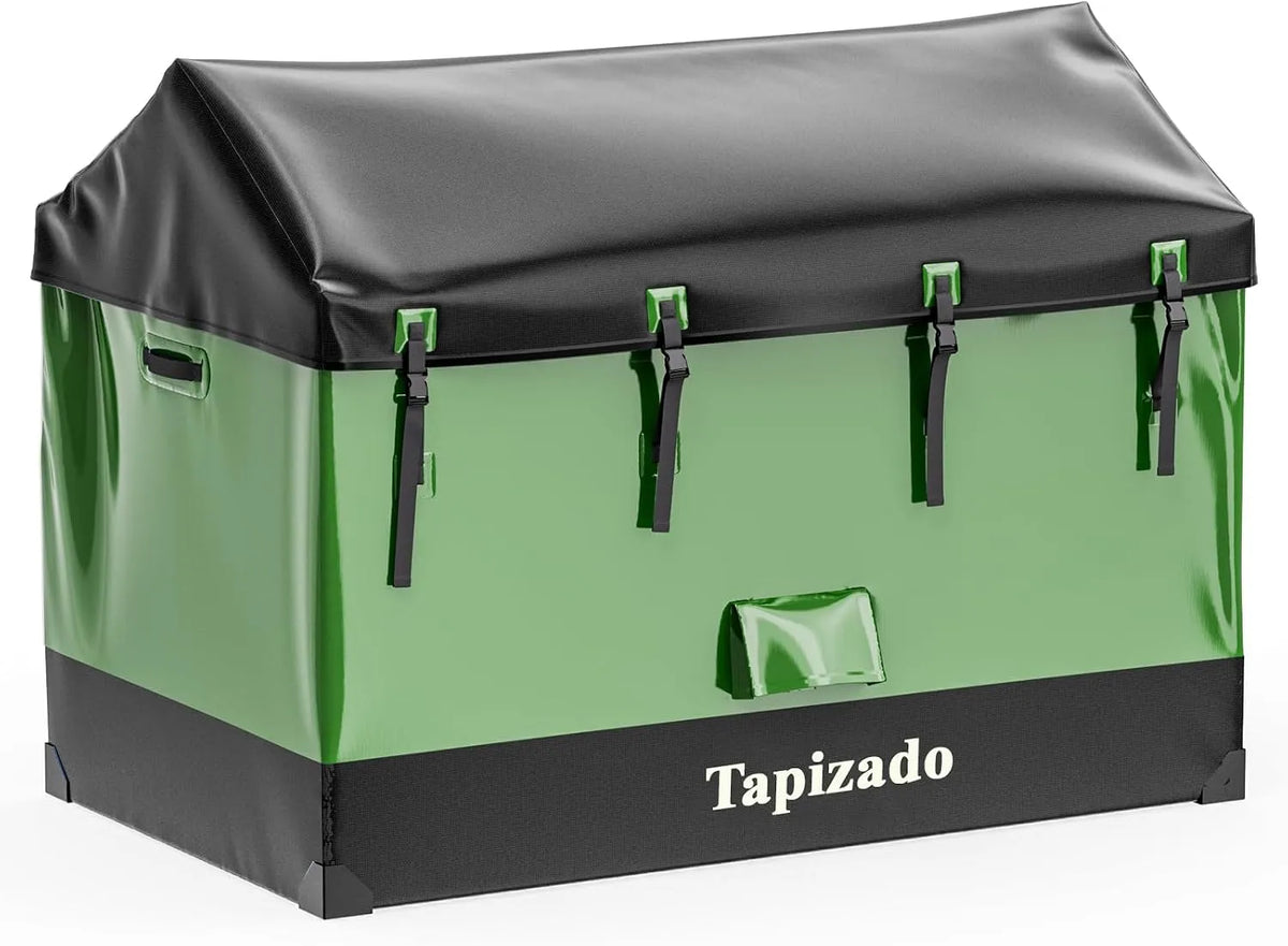 Bac de, rangement imperméable extra large de 1 170 l pour coussins de meubles de terrasse, outils de jardin et sapin de Noël, accessoires de piscine