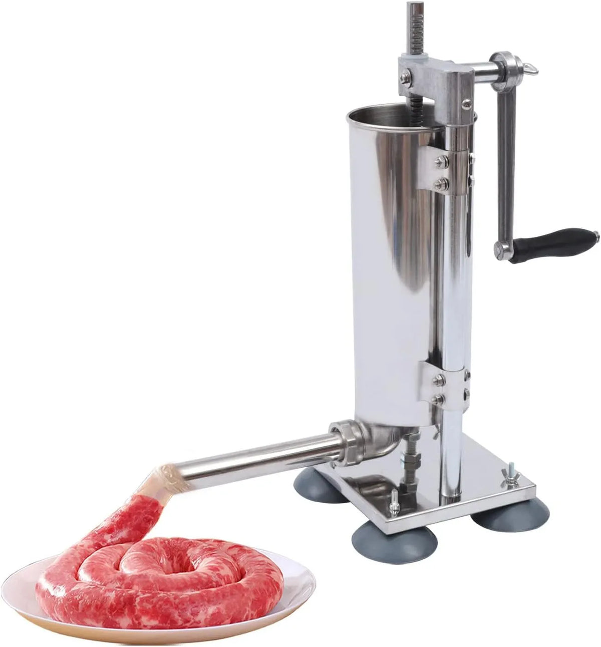 Type 3, 3L Vertical Manuel Saucisse Remplissage Machine En Acier Inoxydable Remplissage Saucisse Saucisse Machine À Saucisse Remplissage De Viande