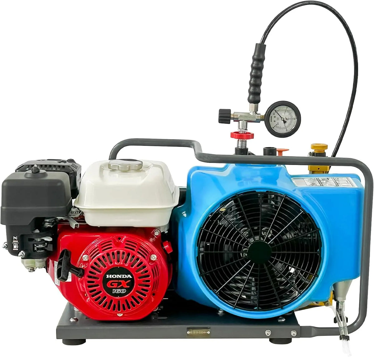 Compresseur 4500Psi CFM/100 TUXING, 100 L/min pour réservoir de plongée, moteur à essence à quatre temps 5,5 CV, débit d'air de 3,5 CFM, modèle CFM