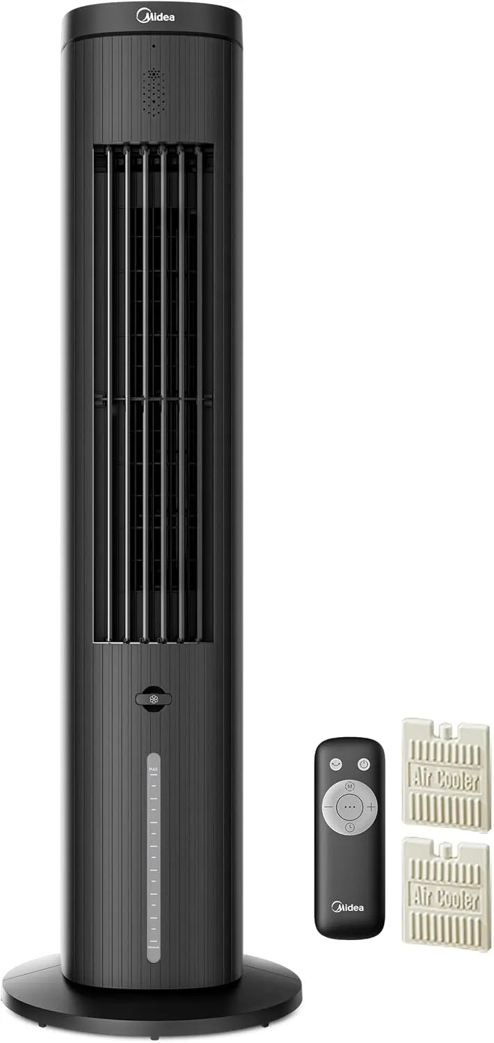 Midea ventilateur 5L-3en1-Ventilateur, 3 Modes, 3 niveaux de vitesse, Climatiseur Mobile Sans Évacuation, 3 niveaux de vitesse, Oscillation à 75°
