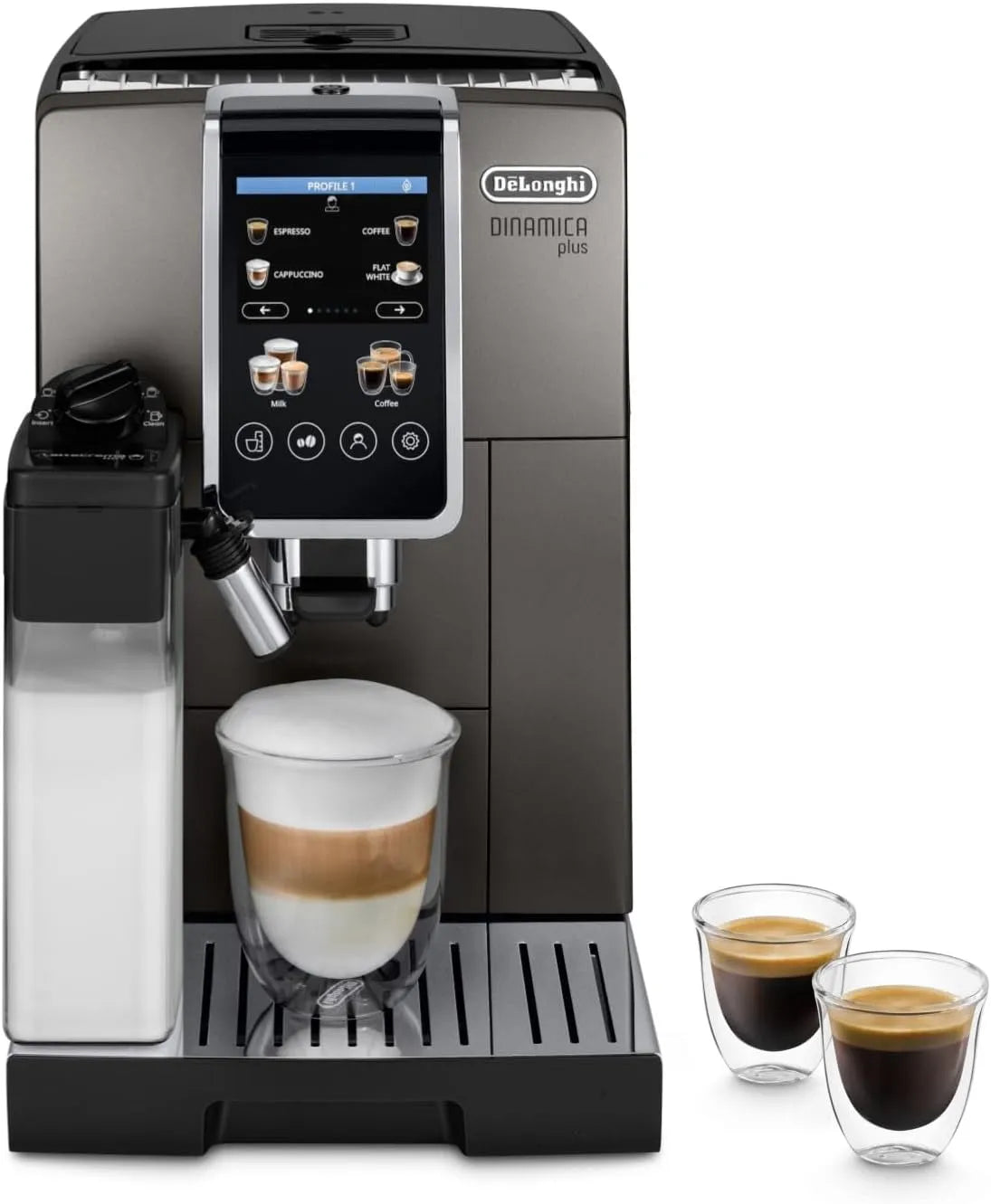 Machine à café ECAM 380.95 380.95.TB, De'Longhi Dinamica Plus.TB Entièrement automatique 2-en-1 1,8 L