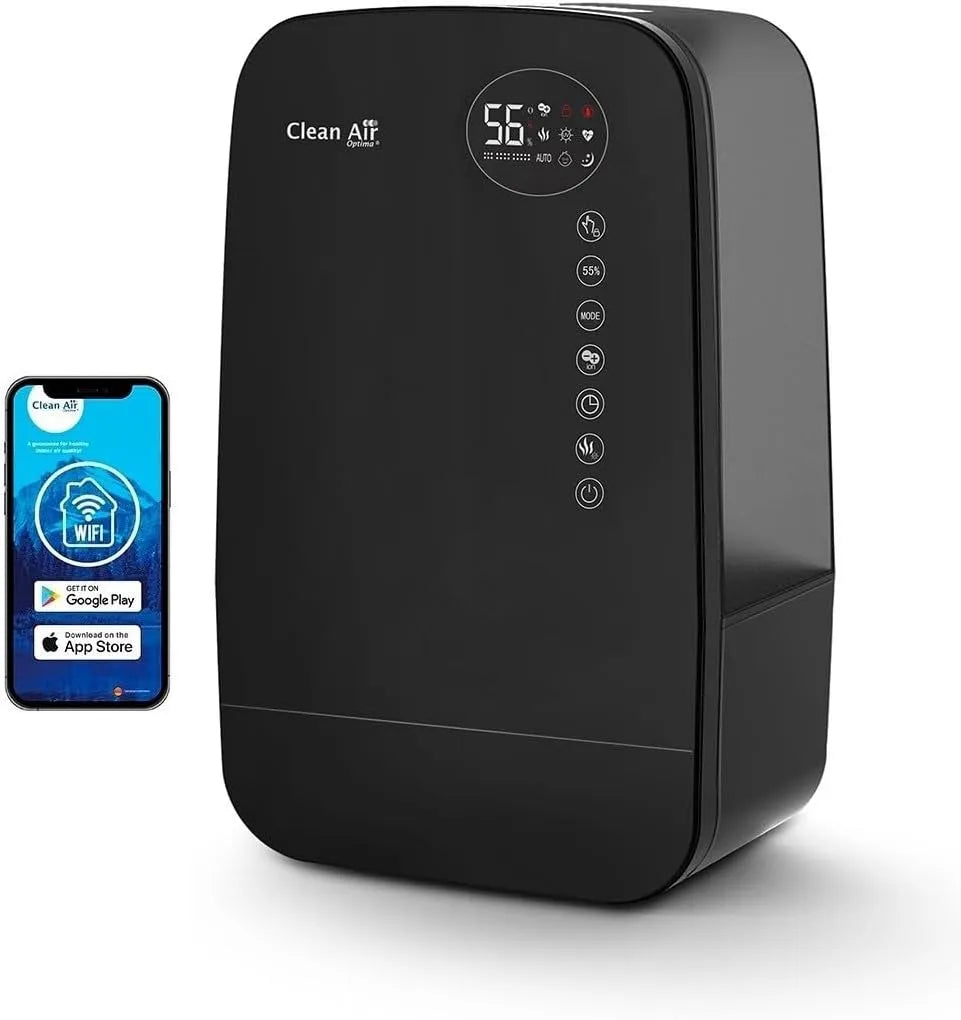 Modèle Optima CA-607B Clean Air, Capacité d'humidification max. 480 ml/h, Convient aux pièces petites et grandes jusqu'à 65m², 160m³