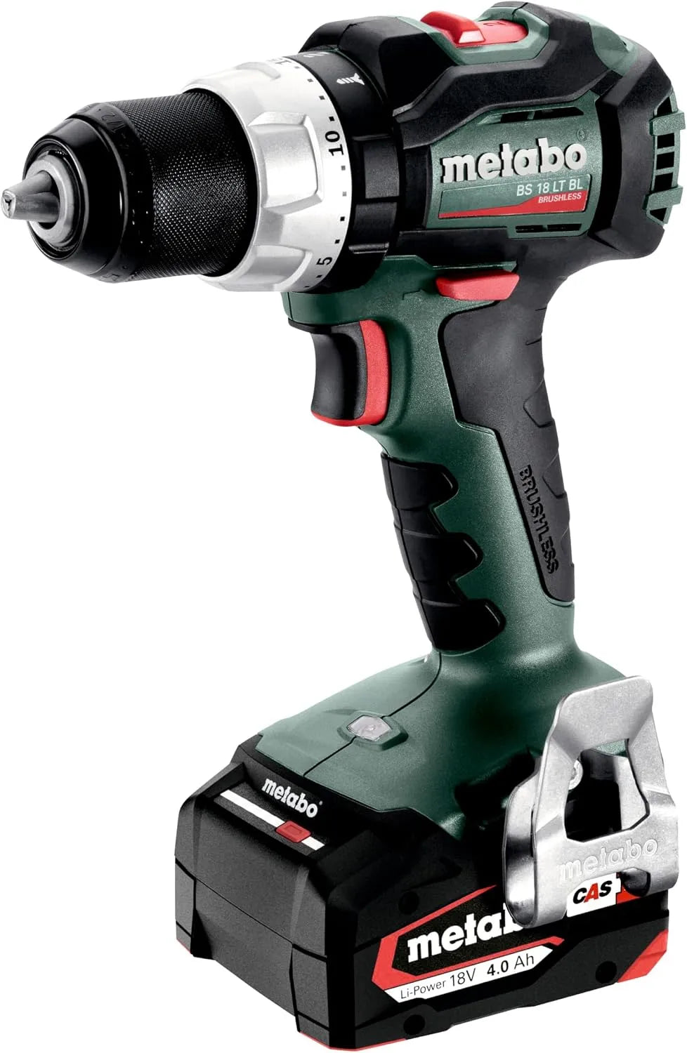 Metabo TALADRADORA BS 18 LT, ATORNILLADORA DE BATERÍA SIN ESCOBILLA_Con batería de Litio 18 V, BL Couleur