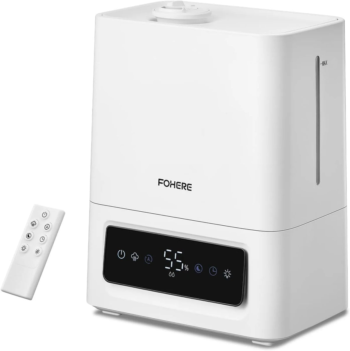 FOHERE modèle 60H 16H, 28dB Ultra-Silencieux, Fonctionnement, Bébé, Minuterie, Diffuseur d'Huiles, Humidificateur D'air Chambre 6L, capacité 6L