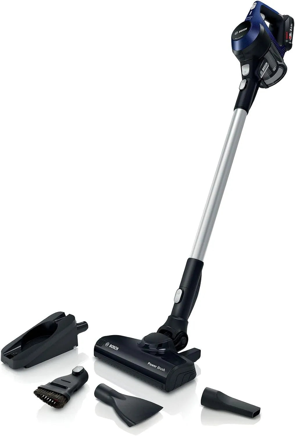 Bosch aspirateur balai BBS611MAT, sans fil rechargeable, Electroménager Unlimited 6, autonomie de 30 min, batterie Power for All, brosse motorisé