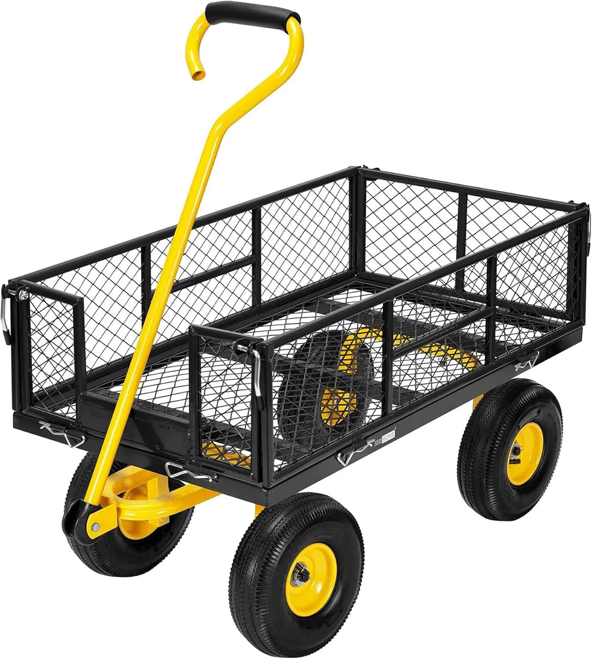 De Jardin Transport Camping VIVOHOME Chariot, Capacité de Charge 400kg, Chariot Utilitaire Robuste Extérieur