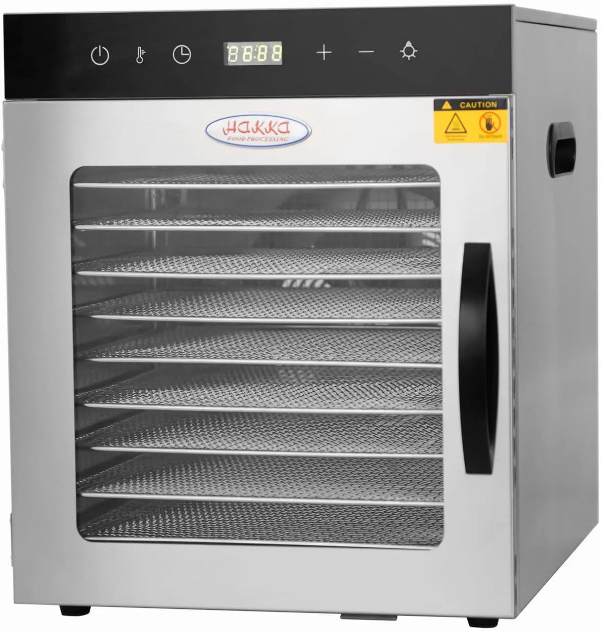 Déshydrateur alimentaire Hakka, 10 Plateaux, Légumes, Fruits, en Acier Inoxydable, puissance 800 W, Professionnel, Pour Viande Séché
