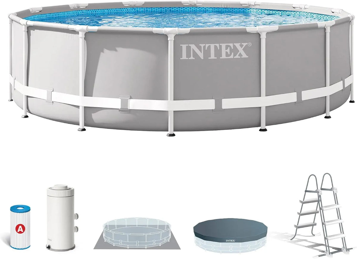 Intex kit Piscine Prism Frame Ronde Tubulaire, 1,07m, 4,27 x