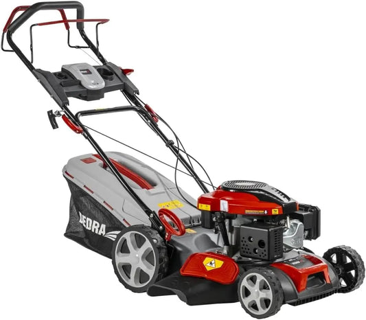 Tondeuse à gazon LONCIN 166 CCM, Largeur de Coupe 46 cm, 8 Niveaux, Transmission GT, à Essence 2,9 KW Garden DEDRA, poids 31 kg