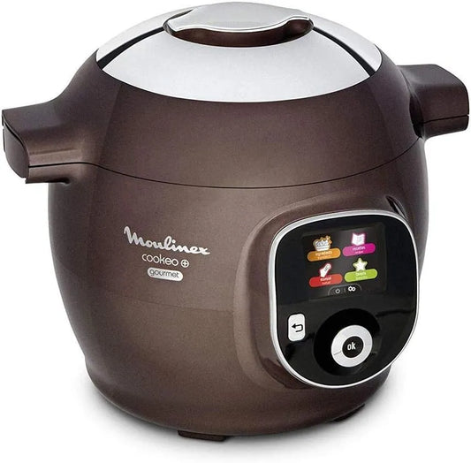 Moulinex CE852900, Multicuiseur Intelligent Cookeo + Gourmet 6L 6 Modes de Cuisson 150 Recettes