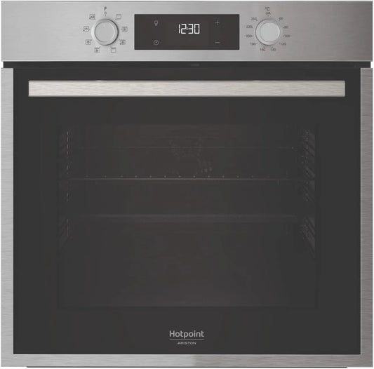Hotpoint four HAO455CX, Classe Énergétique A, Multifonction, Commande Électronique, Inox, Encastrable Catalyse 71L, Programmes Automatiques