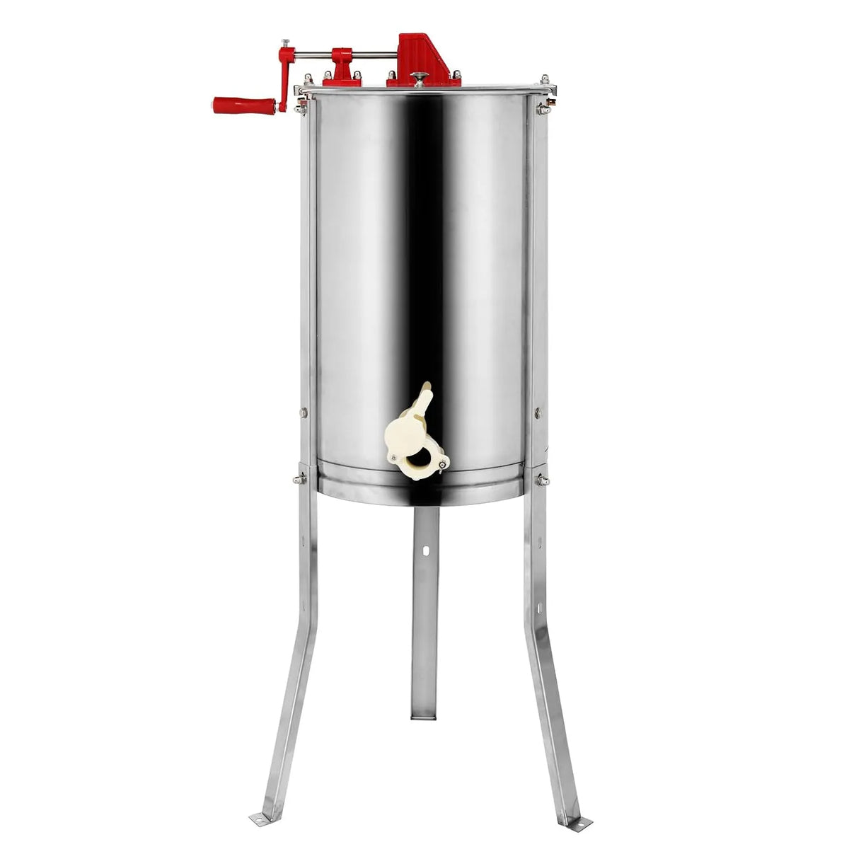 De Miel Manuel 3 Cadres Bonnlo Extracteur, dimensions 102 x 47 x 47cm, Centrifugeuse Séparateur Miel en Acier Inoxydable avec Support