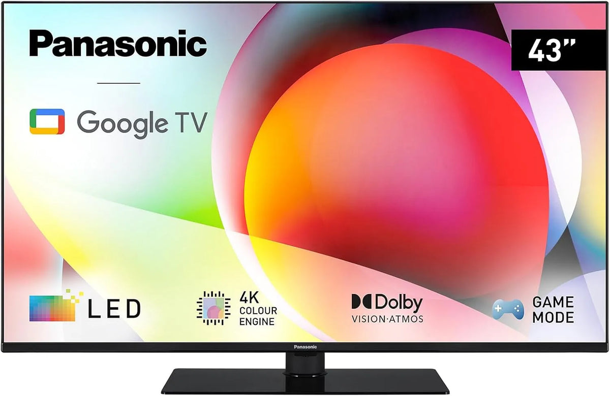 Panasonic Smart TV TN-43W70AEZ, Série W70 43 Pouces 4K Ultra HD LED, 2024, Assistant Google, Mode Jeux, Chromecast, Dolby Vision & Atmos, Bluetooth