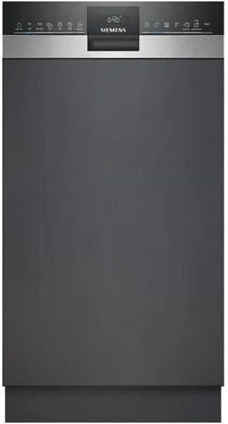Siemens lave-vaisselle SR53HS52MF, Compact 45 cm, 46 dB, 10 couverts, varioSpeed Plus, intégrable, Home Connect, Cuve inox, Tiroir à couverts