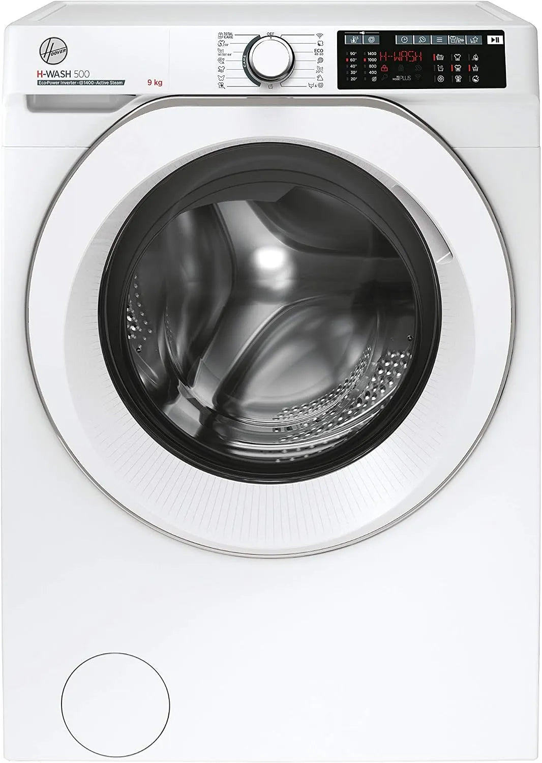Hoover lave-linge 49AMC/1-S H-WASH 500 1400, modèle 49AMC, moteur onduleur, Wi-Fi + Bluetooth, classe énergétique A, HW 49AMC