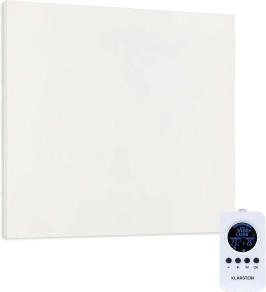 Klarstein radiateur CO2, Infrarouge Mural, Electrique Extra Plat, Sans, Faible Consommation d'Energie, Chauffage Infrarouge 300W, Salle de Bain