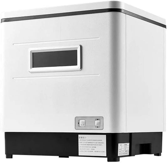 Lave-vaisselle Petit, compact en acier inoxydable 1500 W Idéal pour les petits appartements finition blanche