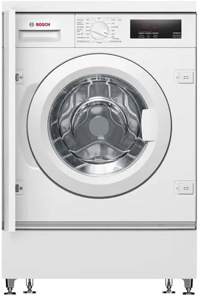 Bosch lave-linge WIW24348FF 1200 24h, poids 7 kg, EcoSilence Drive, min, finition blanche, Encastrable Série 6 front, capacité 55l, trs, Fin différé