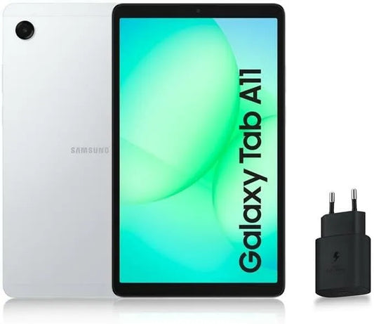 Samsung modèle, Galaxy Tab 8.7' WiFi 64 Go A11, RAM 4 Go, Son 3D, Chargeur Secteur Rapide 25W Inclus, Tablette Android, Version FR, finition argenté