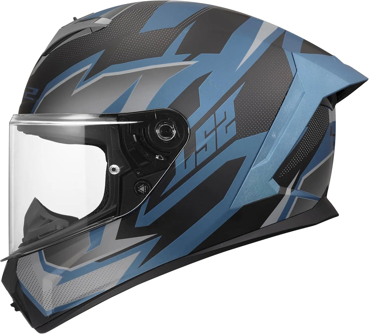 Casque moto LS2, Moto Intégral RAPID III XTREM Black Blue Petrol