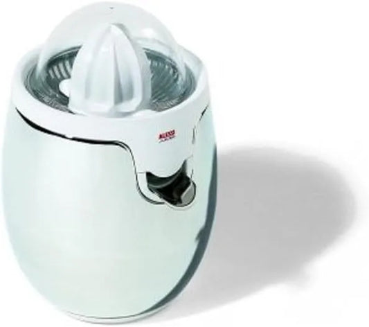 Modèle SG63 Alessi, Presse-Agrumes Electrique W Design en Acier et Résine Thermoplastique, finition blanche