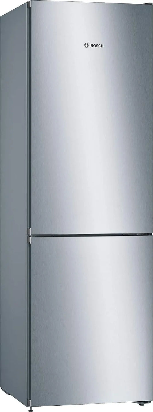 Bosch réfrigérateur KGN36VLED, Série 4 combiné pose-libre, capacité 326 L, 186 x 60, H x L, Inox