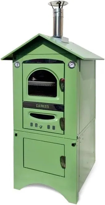 Four, à bois Clementi mod. Smart d'extérieur 45 x 80, Special Edition, Coloration Vert Pastel