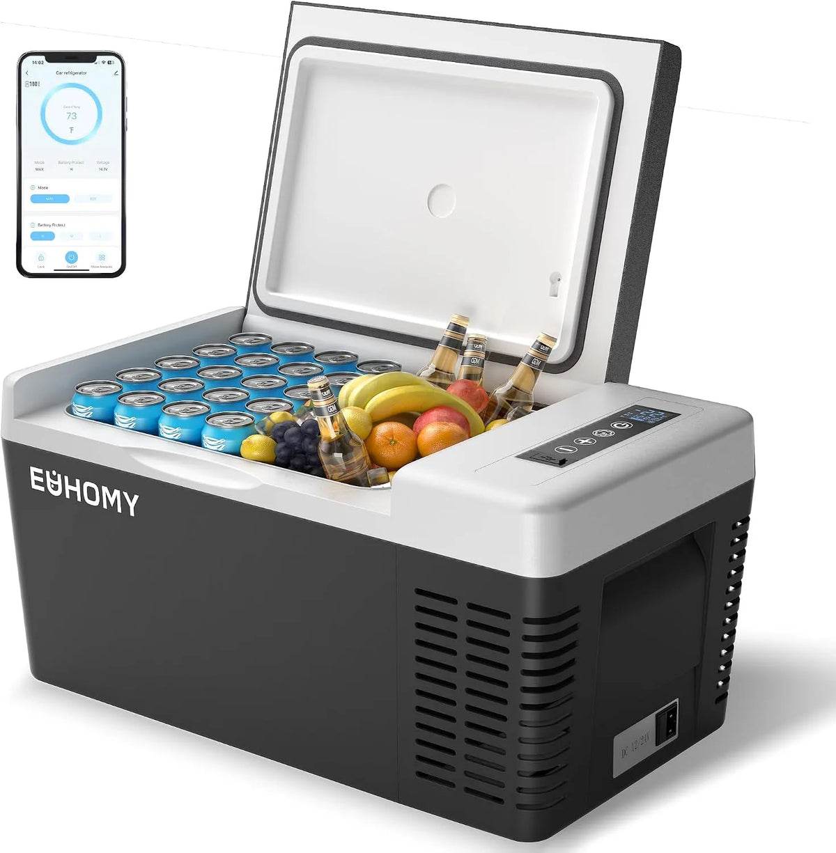 Glacière, Mini Frigo Portable, Frigo Camping Pour Voiture, Voyages Et Camions, Frigo 12v à Compression Avec App, Électrique 12v 220v -20°C à 20°C