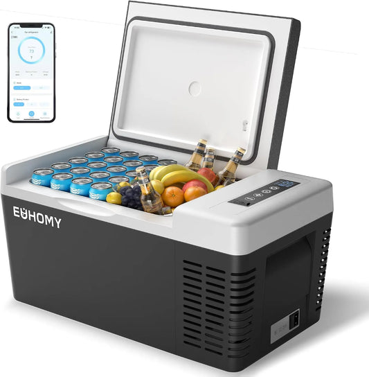 Glacière, Mini Frigo Portable, Frigo Camping Pour Voiture, Voyages Et Camions, Frigo 12v à Compression Avec App, Électrique 12v 220v -20°C à 20°C