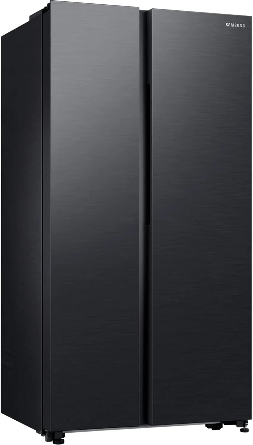 Samsung réfrigérateur américain RS62DG5003B1EF, capacité 628 L, mode énergie SmartThings AI, SpaceMax, acier finition noire, largeur 178 cm, No Frost+